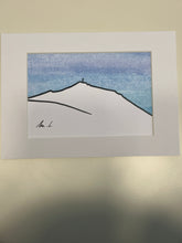 Load image into Gallery viewer, Encres et papier de soie coloré Sainte Victoire Marie Lagarde