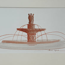 Load image into Gallery viewer, Fontaine de la rotonde Marie Lagarde Aix en Provence