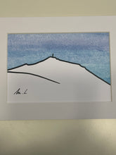 Load image into Gallery viewer, Encres et papier de soie coloré Sainte Victoire Marie Lagarde