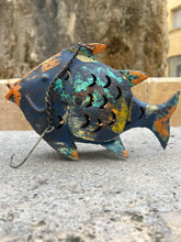 Charger l'image dans la galerie, Lanterne Poisson métal petite taille