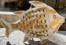 Load image into Gallery viewer, Lanterne Poisson Métal 33 cm