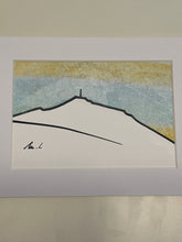Load image into Gallery viewer, Encres et papier de soie coloré Sainte Victoire Marie Lagarde