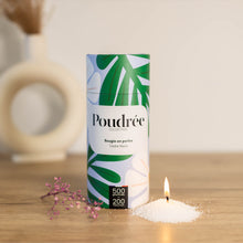 Load image into Gallery viewer, Bougie rechargeable perlée cèdre marin Poudrée Paris Artyana Aix en Provence