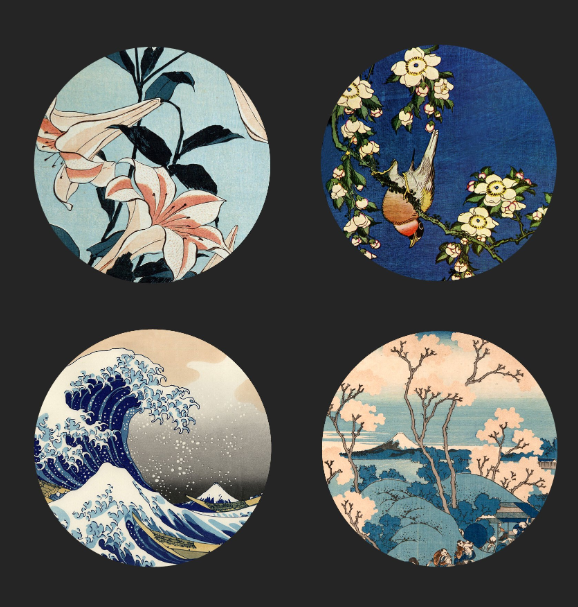 Sous-verres Hokusai