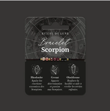 Load image into Gallery viewer, Bracelet signe astro Scorpion artyana Aix en Provence