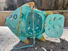 Charger l'image dans la galerie, Lanterne Poisson métal petite taille