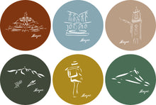 Load image into Gallery viewer, Lot de 6 sous-verres Aix - Mazart