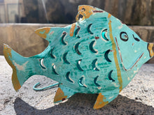 Charger l'image dans la galerie, Lanterne Poisson métal petite taille