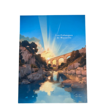 Charger l'image dans la galerie, Affiche provence les calanques de Marseille olivier Malcor artyana Aix en Provence