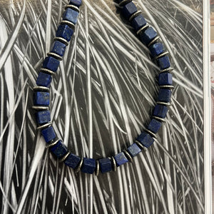 Collier Lapis- Lazuli argenté - Petra Waszak