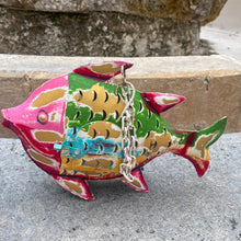 Load image into Gallery viewer, Lanterne Poisson Métal 33 cm