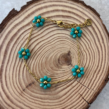 Charger l'image dans la galerie, Bracelet fleurs colorées artyana Aix en Provence