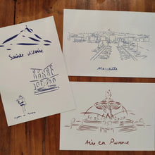 Load image into Gallery viewer, Cartes mazart artyana Aix en Provence