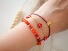 Charger l'image dans la galerie, Bracelet fleurs colorées artyana Aix en Provence