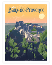 Load image into Gallery viewer, Affiche Les-Baux-de-Provence Le Château