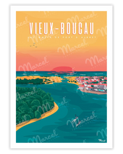 Load image into Gallery viewer, Affiche Vieux-Boucau Port d'Albert