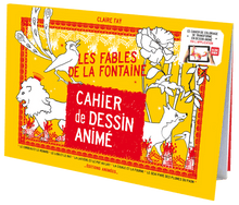 Charger l'image dans la galerie, Ce cahier de dessin animé n'est pas un cahier de coloriage comme les autres ! Grâce à l'application gratuite, vos dessins se transforme en dessins animés. Les fables sont contées, c'est un réel enchantement. Cette innovation de Blinkbook rencontre un très beau succès en boutique à Aix en Provence.