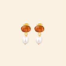 Load image into Gallery viewer, Boucles d'oreilles Ekadori Drops Perles d'eau douce
