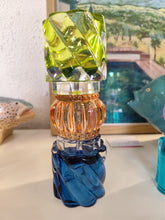 Load image into Gallery viewer, Photophore en verre coloré réversible