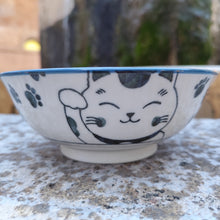 Load image into Gallery viewer, Grand bol Manekineko Porte-bonheur