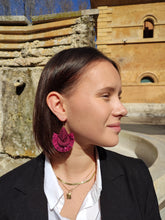 Charger l'image dans la galerie, Boucles d'oreilles passementerie artyana Aix en Provence