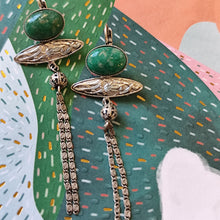 Charger l'image dans la galerie, Boucles d'oreilles Sarah Art Nouveau