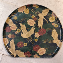 Charger l'image dans la galerie, Plateau japonais 1/2 lune bleu tapisser