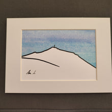 Load image into Gallery viewer, Encres et papier de soie coloré Sainte Victoire Marie Lagarde