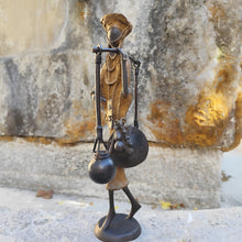 Load image into Gallery viewer, Porteur d'eau - Bronze Burkina Faso