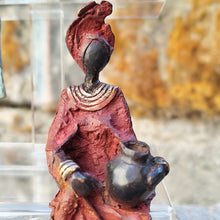 Charger l'image dans la galerie, Petit bronze africain assis