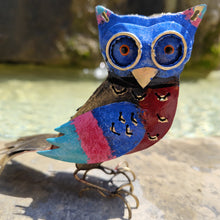 Charger l'image dans la galerie, Hibou en métal coloré artyana Aix en Provence