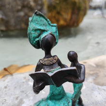Load image into Gallery viewer, Bronze Burkina, Femme assise