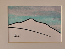 Charger l'image dans la galerie, Encres et papier de soie coloré Sainte Victoire Marie Lagarde