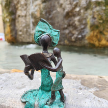 Load image into Gallery viewer, Bronze Burkina, Femme assise