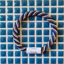 Load image into Gallery viewer, Bracelet en perles du Népal - Bleu
