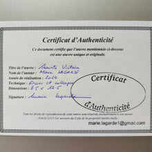 Load image into Gallery viewer, Encres et papier de soie coloré Sainte Victoire Marie Lagarde