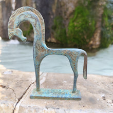 Load image into Gallery viewer, Cheval Grec avec socle - Bronze