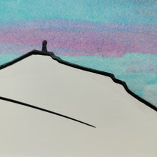 Load image into Gallery viewer, Encres et papier de soie coloré Sainte Victoire Marie Lagarde