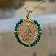 Charger l'image dans la galerie, Colliers Médaille miraculeuse Palas - Pierres naturelles semi-précieuses