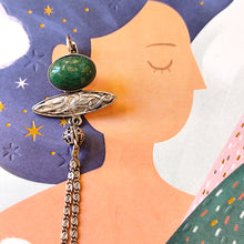 Charger l'image dans la galerie, Boucles d'oreilles Sarah Art Nouveau