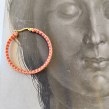 Load image into Gallery viewer, Créoles bicolores "Justine"