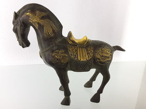 Cheval TANG - bronze patiné