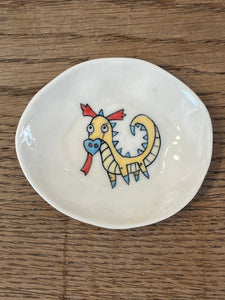 Mini coupelle plate porcelaine