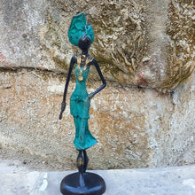 Charger l&#39;image dans la galerie, Femme Bronze - Vert Turquoise
