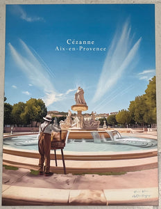 Affiche Cézanne en Provence - Olivier Malcor