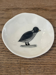 Mini coupelle plate porcelaine