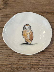Mini coupelle plate porcelaine