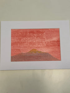 Encres coloré Sainte Victoire Marie Lagarde