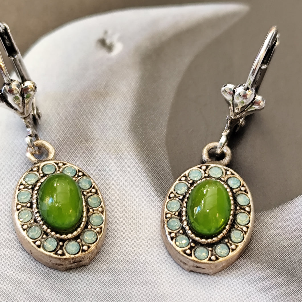 Boucles d'oreilles vertes Eve Rosec - Artyana Aix en Provence