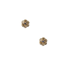 Load image into Gallery viewer, Boucles d&#39;oreilles Puces Rose de Cluny
